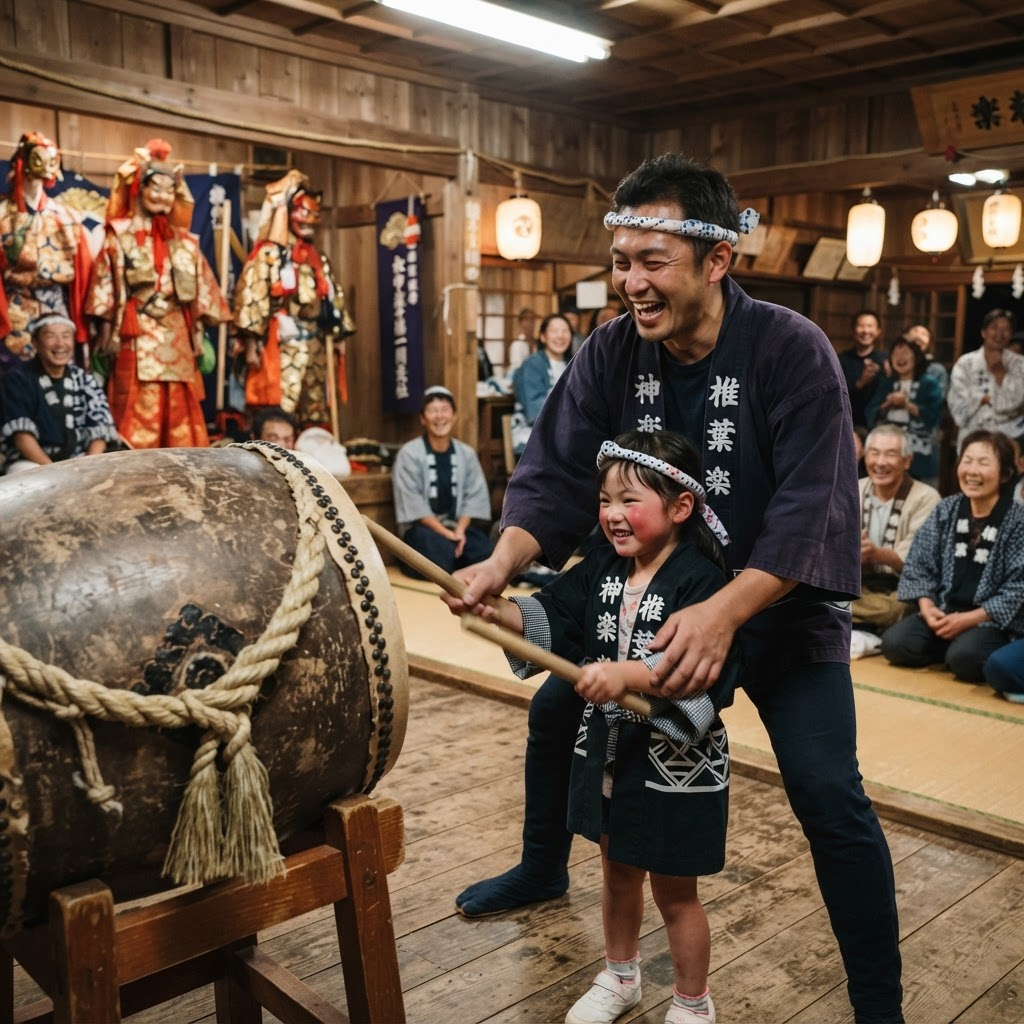 地域の活動を楽しむ人々